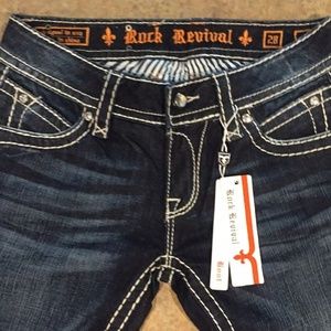 "Army" Rock Revival Bootcut Jeans